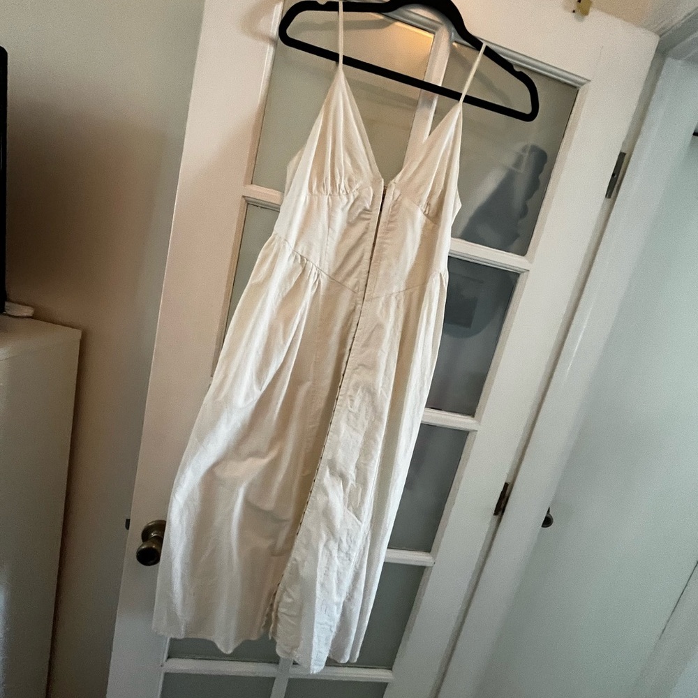 White Spaghetti Strap Dress